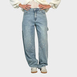 Valerie - Calças de ganga largas com um brilho subtil - Ines Braga