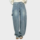 Valerie - Calças de ganga largas com um brilho subtil - Ines Braga