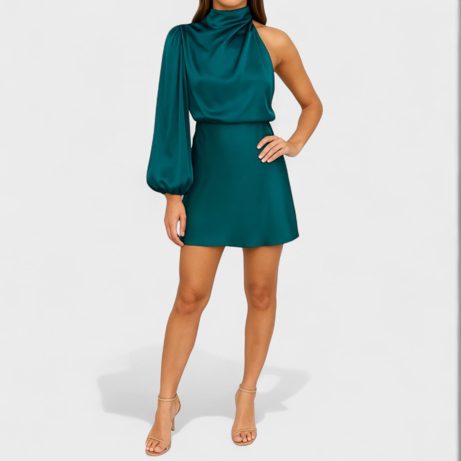 Valmira - Vestido de Festa Assimétrico - Ines Braga