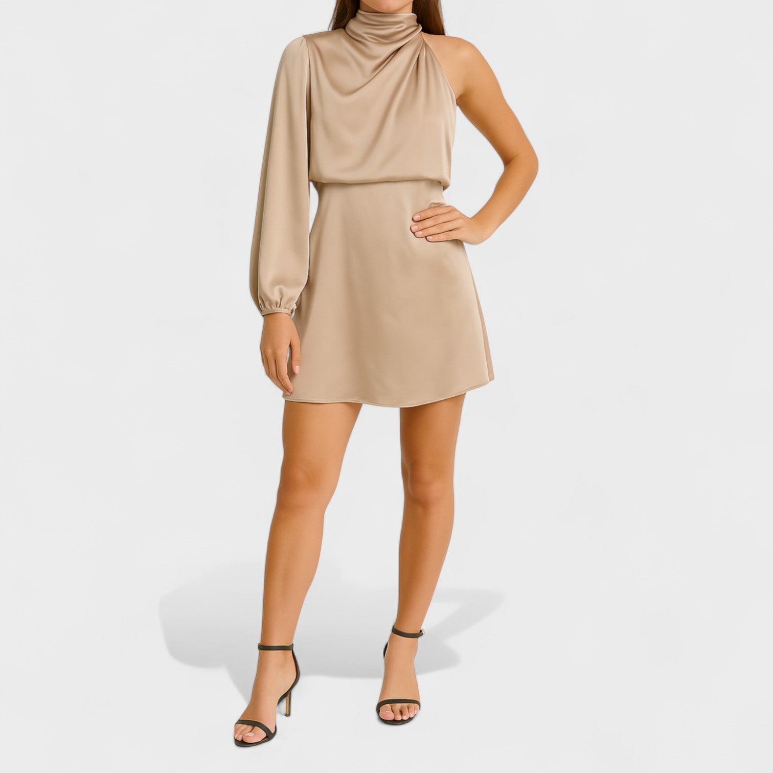 Valmira - Vestido de Festa Assimétrico - Ines Braga