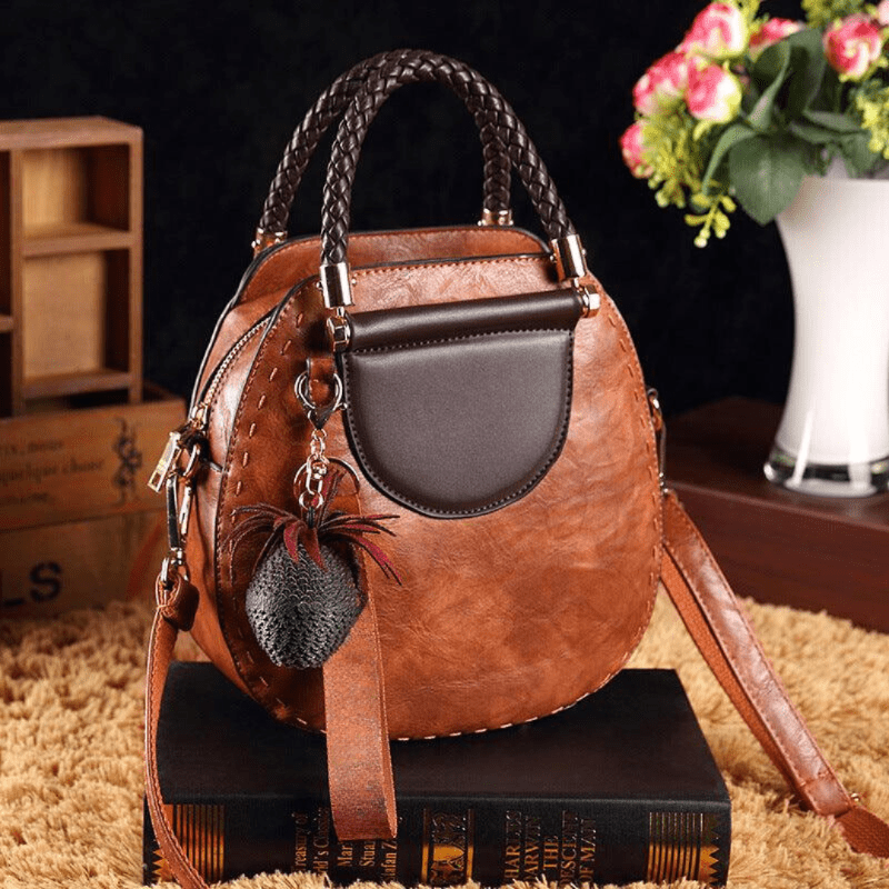 Vera | Bolsa Transversal de Couro Sintético Durável - Ines Braga