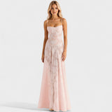 Verona - Vestido maxi em renda floral - Ines Braga