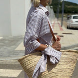 Veronica™ – Camisa Clássica Listrada - Ines Braga