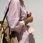 Veronica™ – Camisa Clássica Listrada - Ines Braga