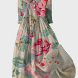 Vestido Boêmio Floral - Ines Braga