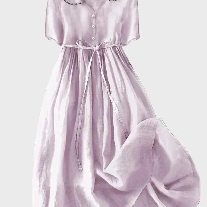 Vestido Clássico com Botões - Ines Braga