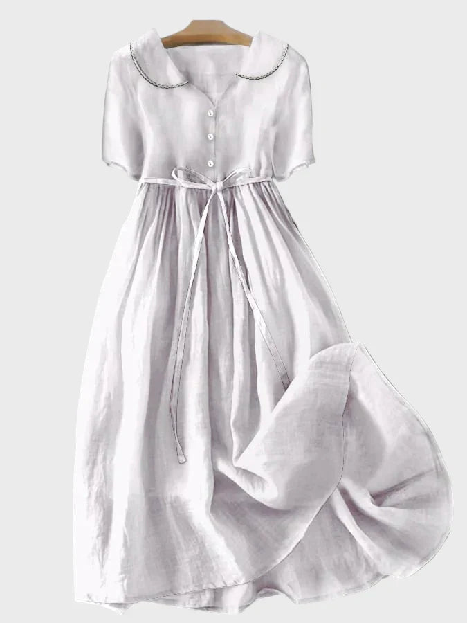 Vestido Clássico com Botões - Ines Braga