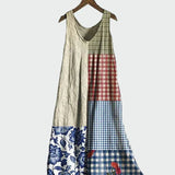 Vestido com Estampa de Xadrez - Ines Braga