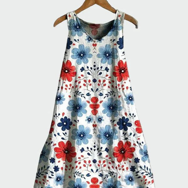 Vestido com Estampa Floral - Ines Braga