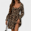 Vestido com estampado de leopardo encantador