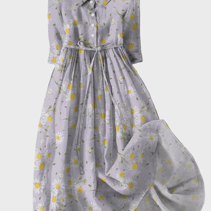 Vestido com Margaridas - Ines Braga