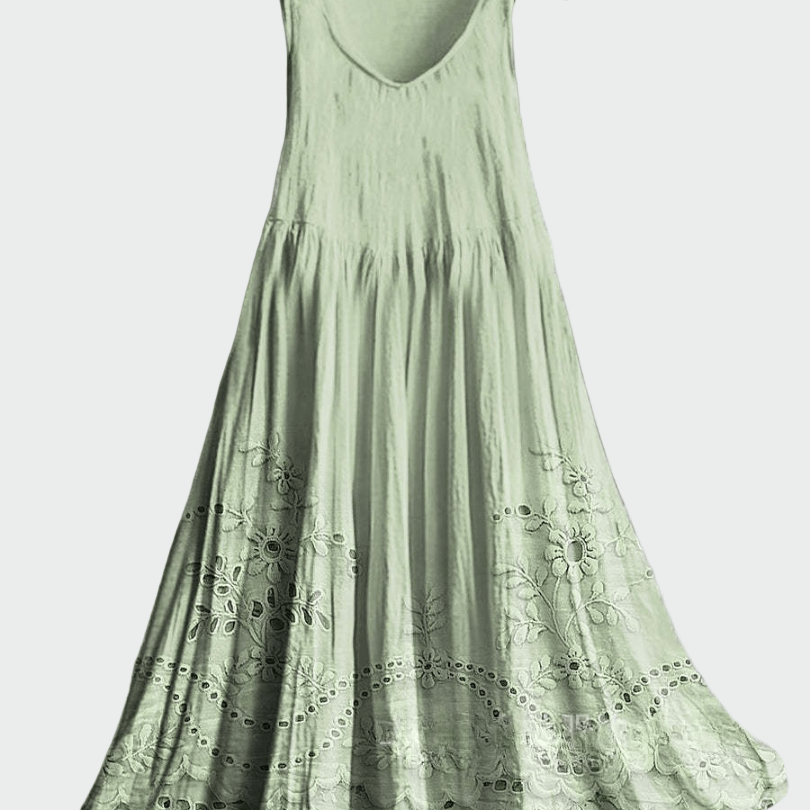 Vestido com Renda Inglesa - Ines Braga