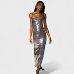 Vestido de gala Sparkle Silver - Edição de noite - Ines Braga