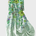 Vestido de Jardim em Aquarela - Ines Braga