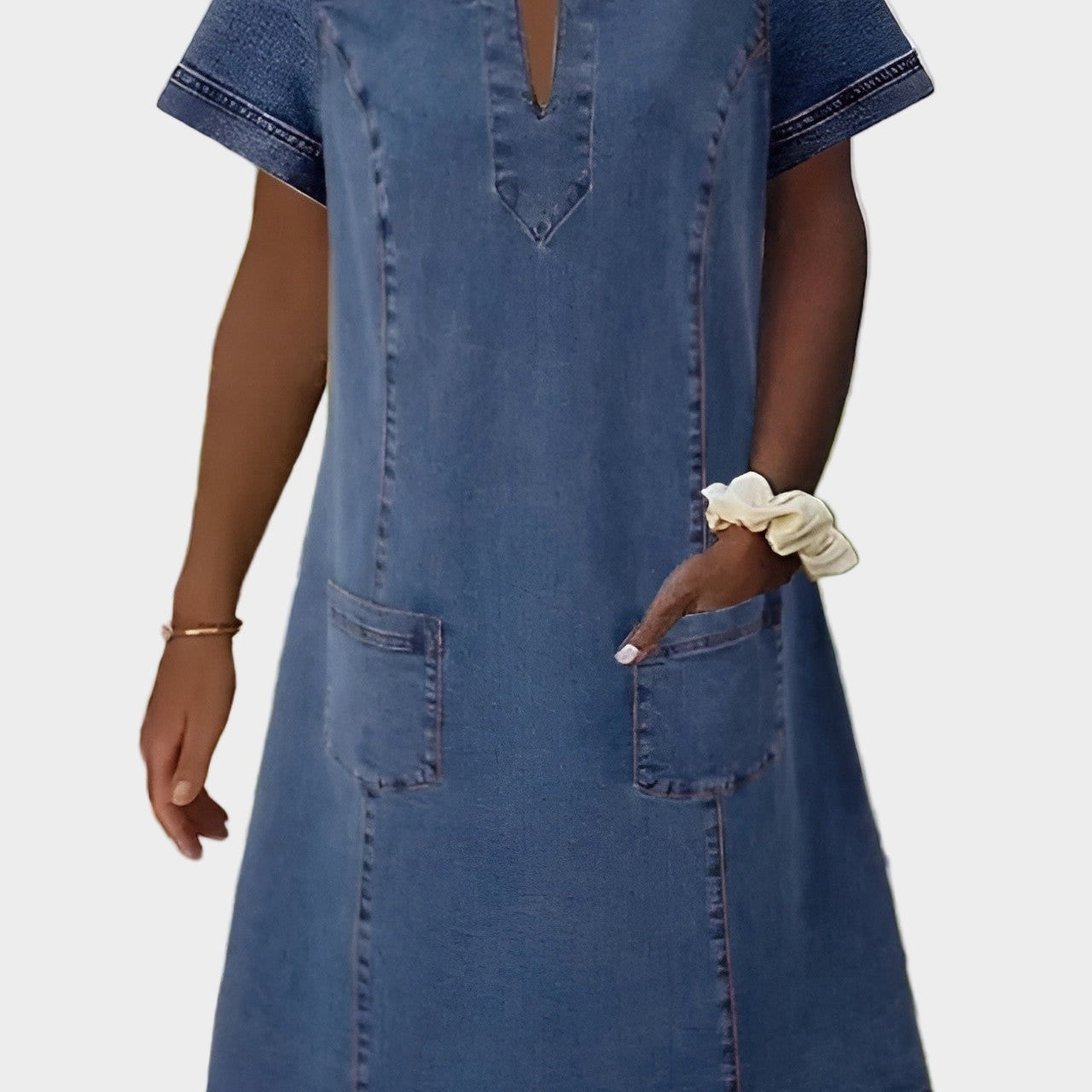 Vestido de Jeans Macio - Ines Braga