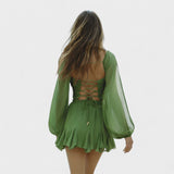 Vestido Leão Dourado - Ines Braga