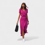 Vestido Lírio Rosa - Estilo Boho Chic - Ines Braga