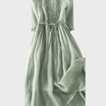 Vestido Longo Minimalista - Ines Braga