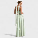 Vestido Maliyah - Corte assimétrico Hortelã - Ines Braga