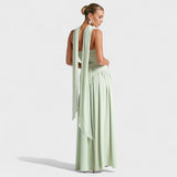 Vestido Maliyah - Corte assimétrico Hortelã - Ines Braga