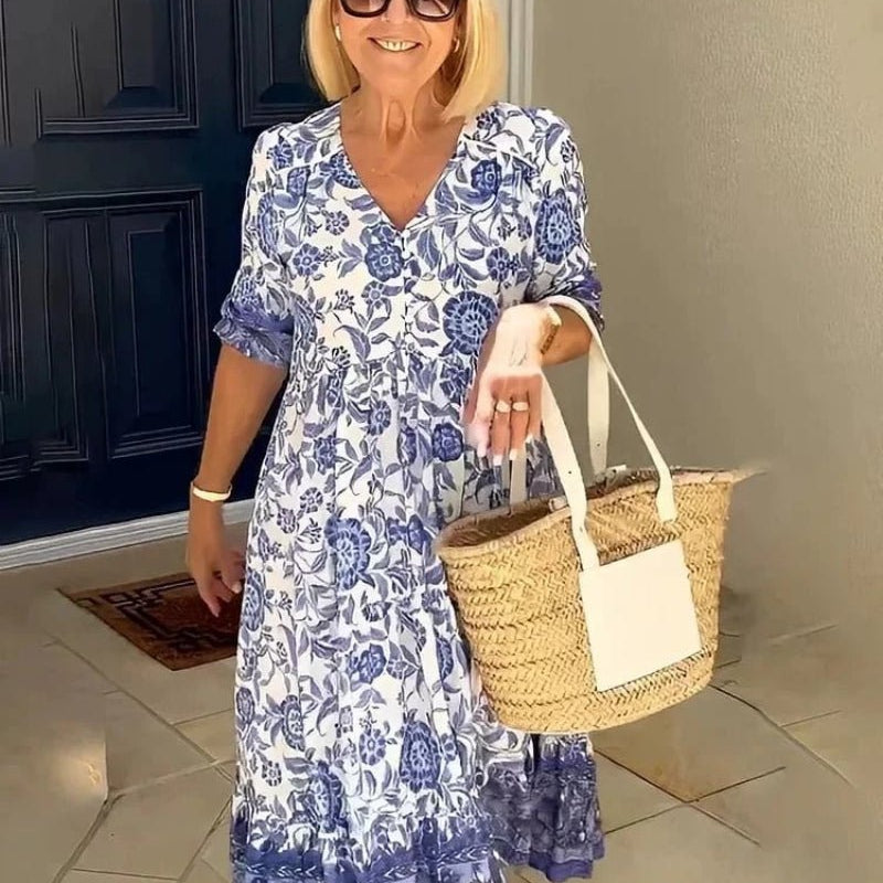 Violeta | Vestido de Verão – Leve, Feminino & Elegante - Ines Braga