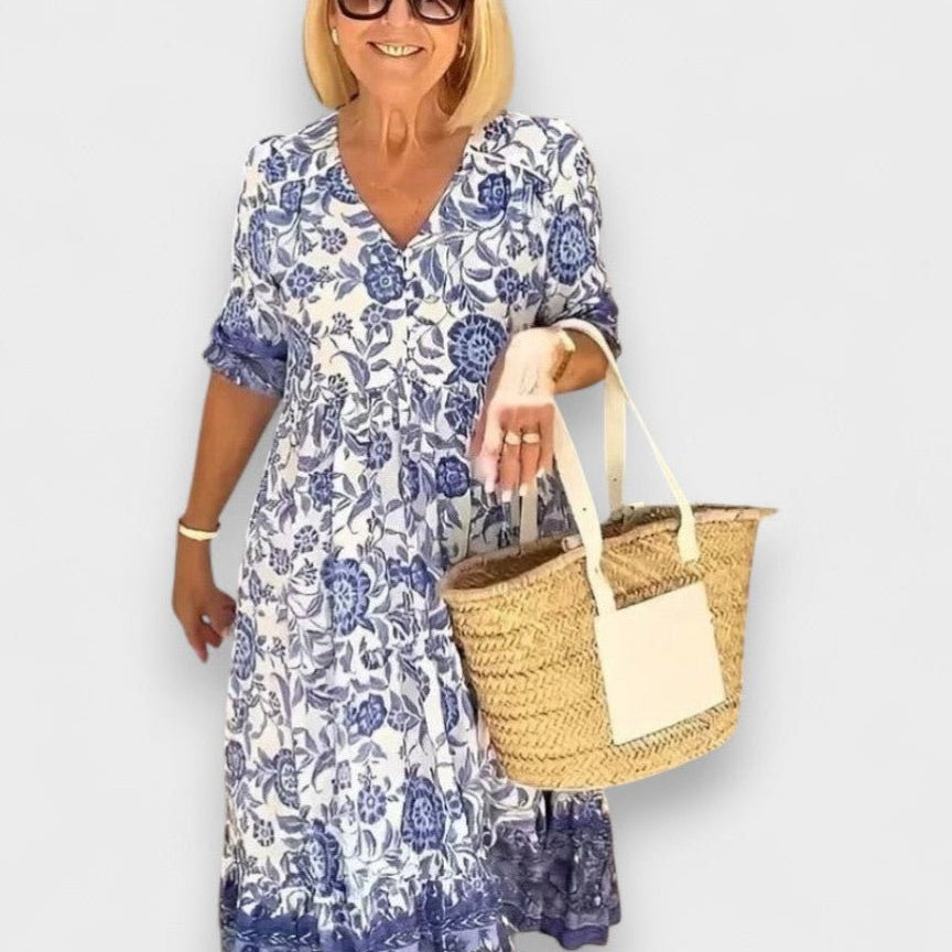 Violeta | Vestido de Verão – Leve, Feminino & Elegante - Ines Braga