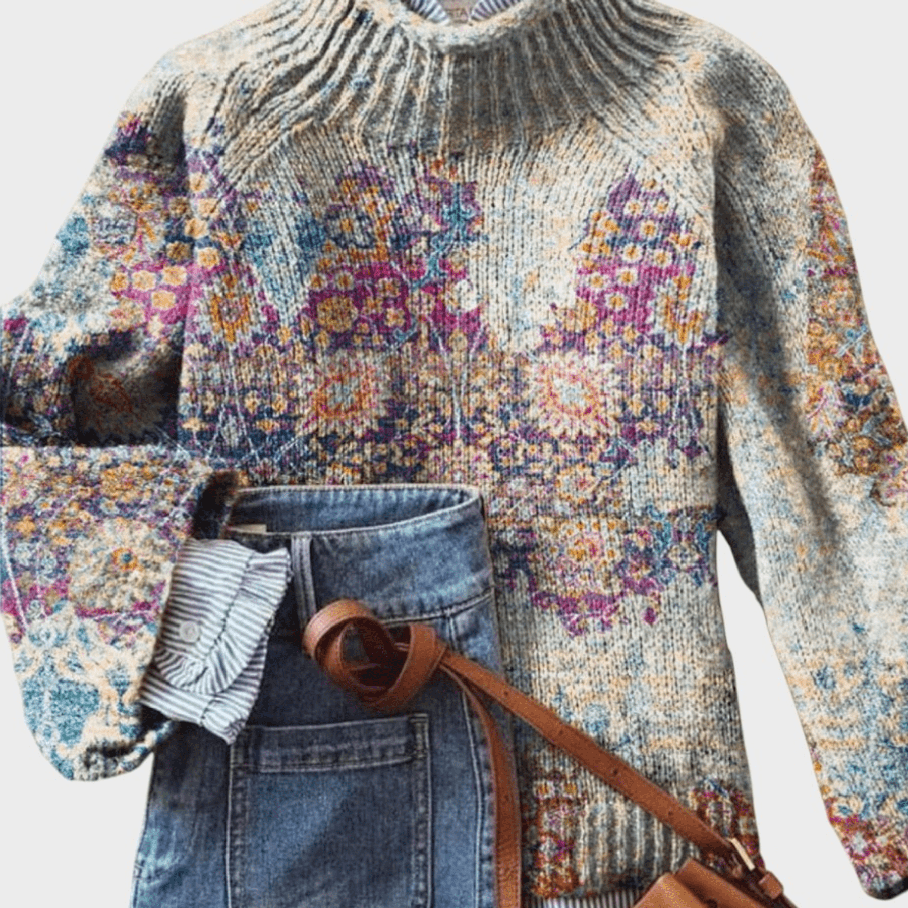 Vitória - Camisola de Malha Artística - Ines Braga