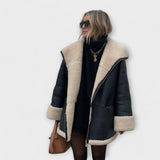 Vitória - Casaco de Couro - Ines Braga