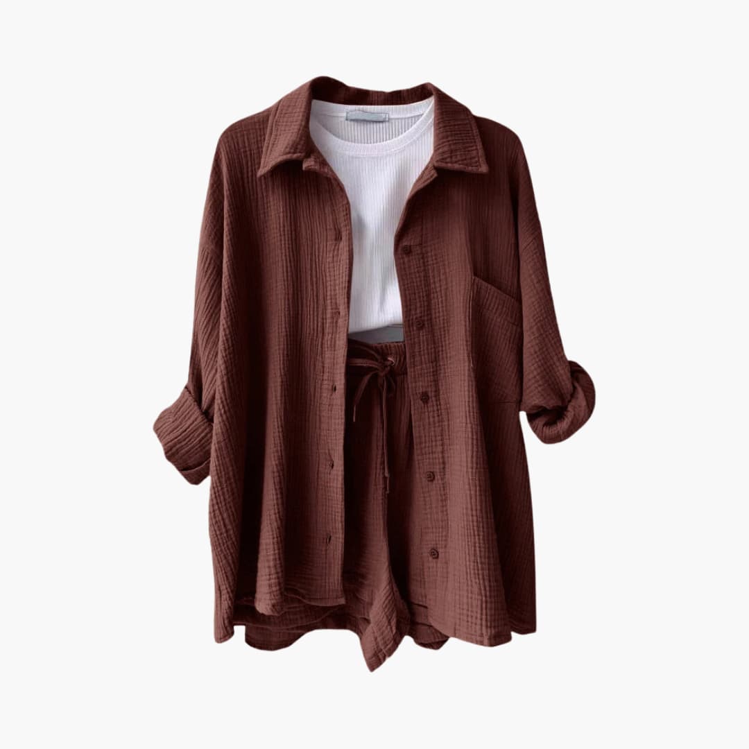 Vitoria | Conjunto de duas peças chique e descontraído - Ines Braga