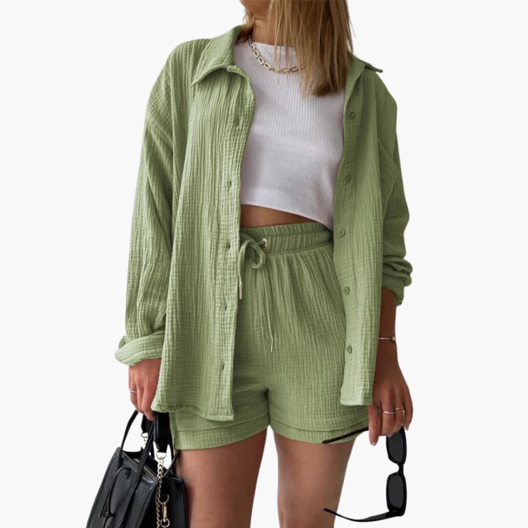 Vitoria | Conjunto de duas peças chique e descontraído - Ines Braga