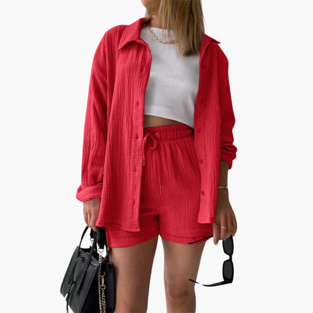 Vitoria | Conjunto de duas peças chique e descontraído - Ines Braga