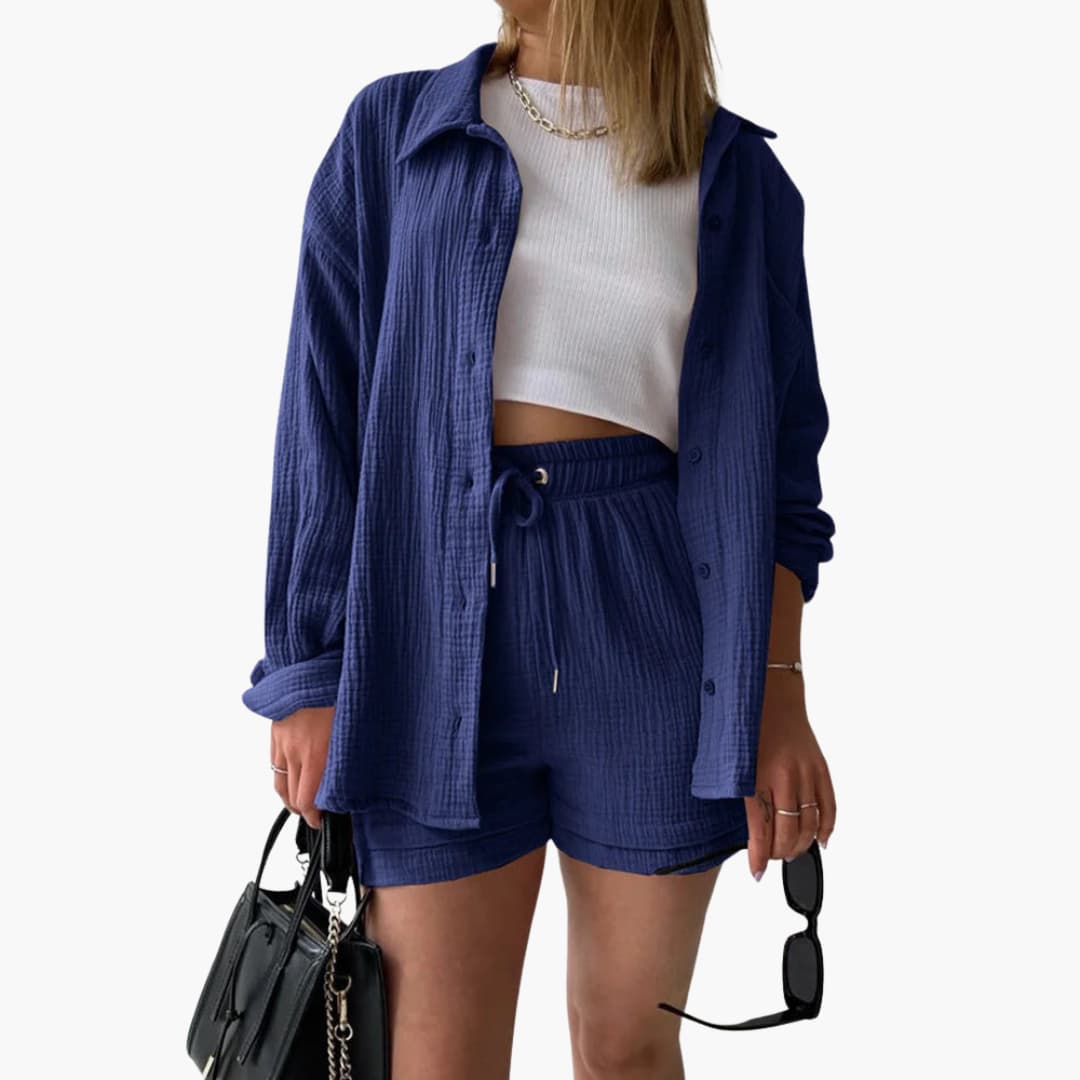 Vitoria | Conjunto de duas peças chique e descontraído - Ines Braga