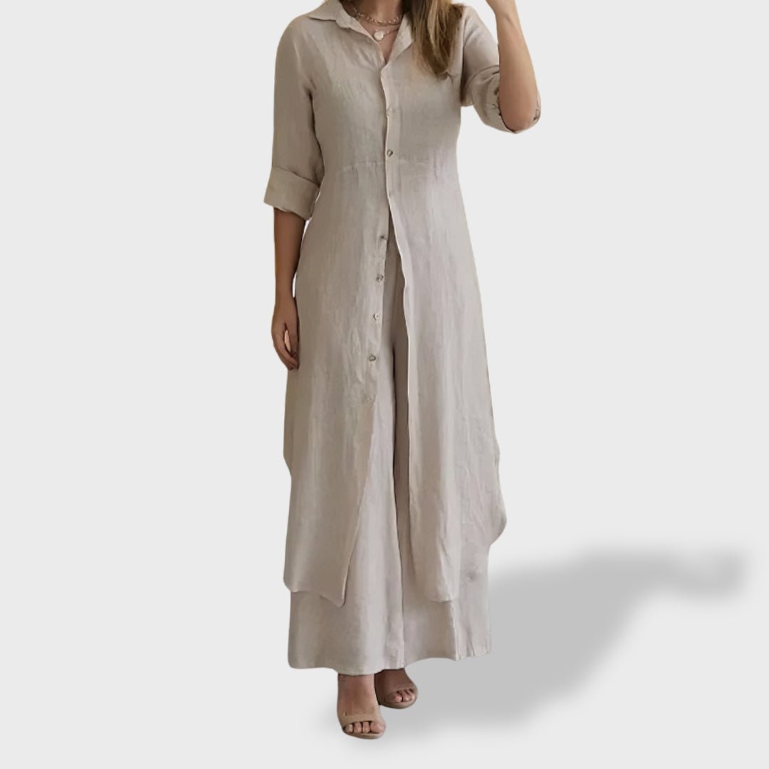 Vivenne | Conjunto de duas peças de linho de luxo - Ines Braga