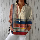 Viviane | Blusa com Motivo Artístico Estilo Moderno Conforto - Ines Braga